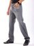 Men Grey Straight Fit Solid Mid Rise Jeans