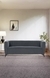 neudot Diva Sofa for Living Room |3 Persons Sofa|Premium Fabric with Cushioned Armrest | 3 Years Warranty|Solid Wood Frame|3 Seater in Graphite Grey Color