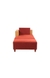 neudot Hailey Fabric 2 Seater Chaise Lounger RHS| Right Aligned | L Shape | 2 Persons Sofa in Rusty Cider Orange Colour