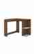 NEUDOT Cruze Corner Study Table - Leon Teak | Corner Study Table for Students | 1 Wood Study Table | Office Table | Desk for Work from Home | 1 Year Warranty