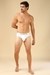 Van Heusen Men White Solid Swift Dry High Stretch Mesh AIR Series Active Brief