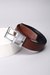 Men Brown Textured Formal Belt