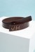 Men Brown Textured Formal Belt