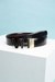 Men Black Solid Formal Belt