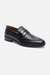 Men Black Heels Slip Ons