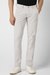 Men Grey Solid Slim Fit Trousers