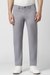 Men Grey Solid Slim Fit Trousers
