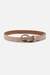 Women Pink Textured Casual Belt