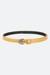 Women Yellow Solid Casual Belt