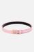 Women Pink Solid Casual Belt