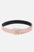 Women Pink Solid Casual Belt