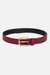 Women Maroon Solid Casual Belt
