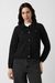 Women Black Solid Casual Jacket