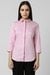 Women Pink Solid 3/4th Sleeves Formal Shirt