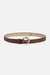 Women Brown Textured Casual Belt