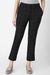 Women Black Check Formal Contemporary Fit Trousers