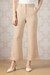 Women Beige Solid Formal Trousers