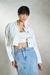 Womens Denim Cropped Trucker Jacket