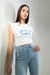 Womens Edgy Knit Extended Sleeve Top