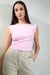 Womens Plush Knit Fitted Top
