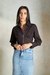 Womens Corset Cotton Crop Shirt