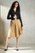 Womens Midi Skirt With Gathers