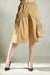 Womens Midi Skirt With Gathers