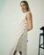 Womens Eco-Printed Side Slit Tunic