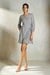 Womens Monochrome Wrap Dress