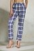 Womens Checked Cotton Trouser