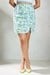 Womens Gathered Cotton Mini Skirt