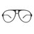 Full Rim Aviator Black Large Kids 61450AF Eyeglasses