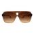 Brown Square Sunglasses 21820