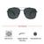 Black Square Sunglasses 21824P