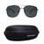 Black Square Sunglasses 21824P
