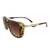 Brown Square Sunglasses 21828
