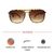 Brown Square Sunglasses 21828