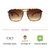 Brown Square Sunglasses 21828