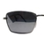 Grey Silver Rectangle Sunglasses 21834P