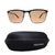 Brown Black Rectangle Sunglasses 21835