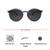 Grey Round Sunglasses 21841P