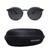 Grey Round Sunglasses 21841P