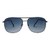 Grey Gradient Gun Metal Square Sunglasses 21846