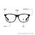 Full Rim Square Black Small 29676AF Eyeglasses