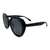 Black Round Sunglasses 41422P