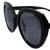 Black Round Sunglasses 41422P