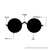 Black Round Sunglasses 41422P