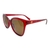 Brown Burgundy Cat Eye Sunglasses 41424P