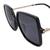 Grey Black Square Sunglasses 41430P