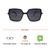 Grey Black Square Sunglasses 41430P